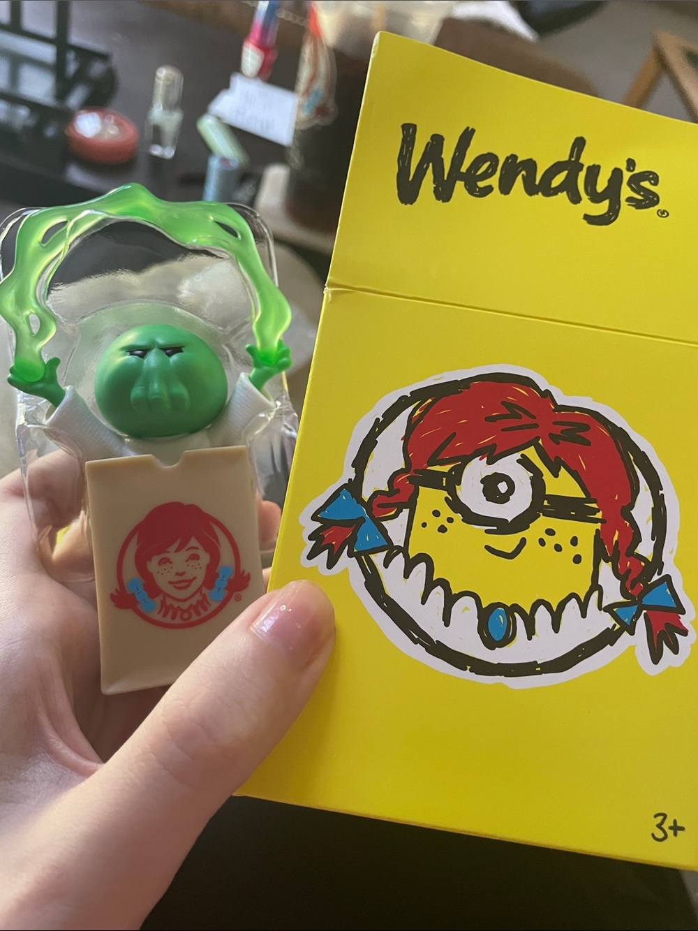 New Wendy’s minions Green Slime Mini Figure Kids Toy